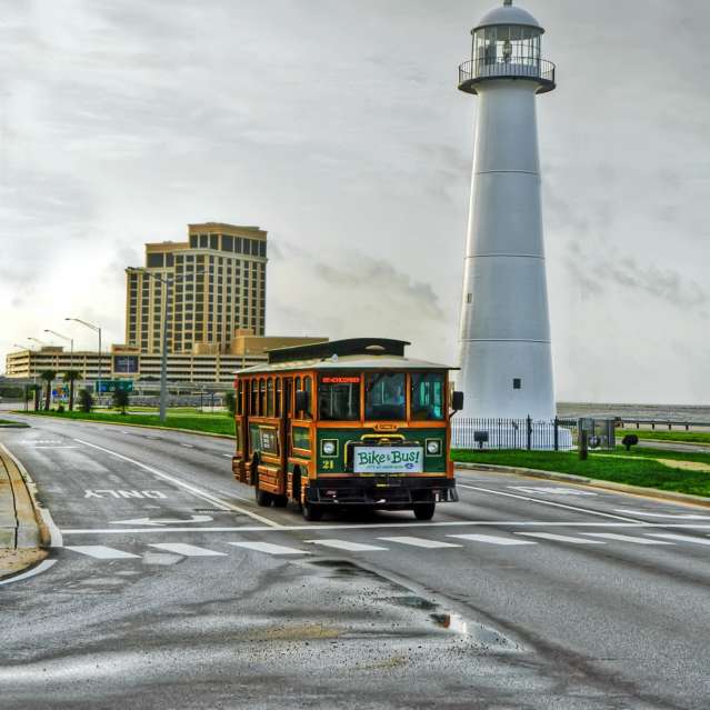 Biloxi Lighthouse & Trolley