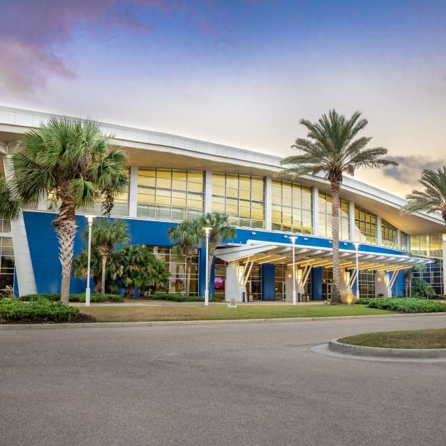 Exterior view of Mississippi Coast Convention Center