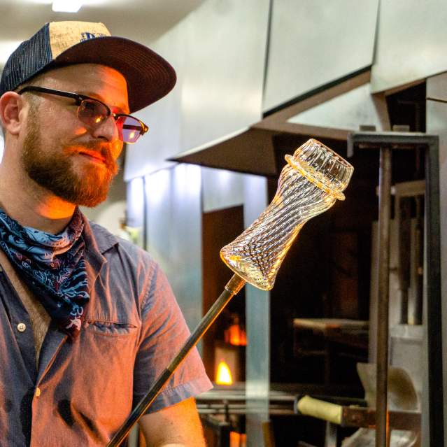 Matthew Cummings at Pretentious Glass Co.