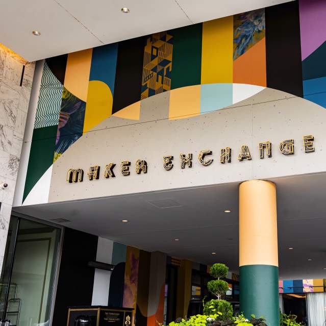 Maker Exchange Mural at The Tennessean Hotel