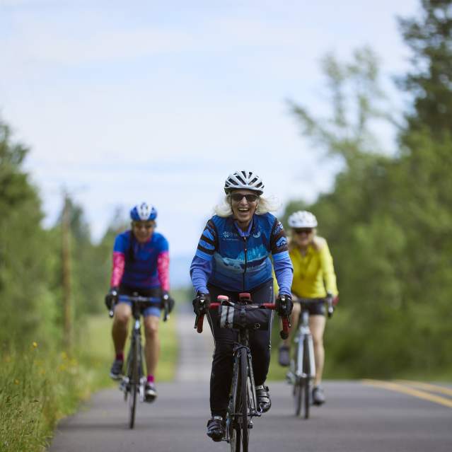 Road Cycling near Creswell in Summer