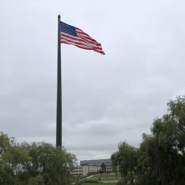 Only in Sheboygan - World's tallest freestanding flag