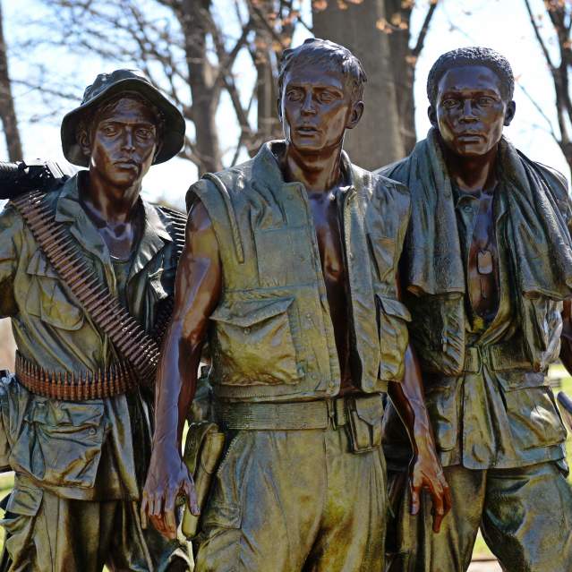 Three Soldiers Statue - Vietnam War Memorial