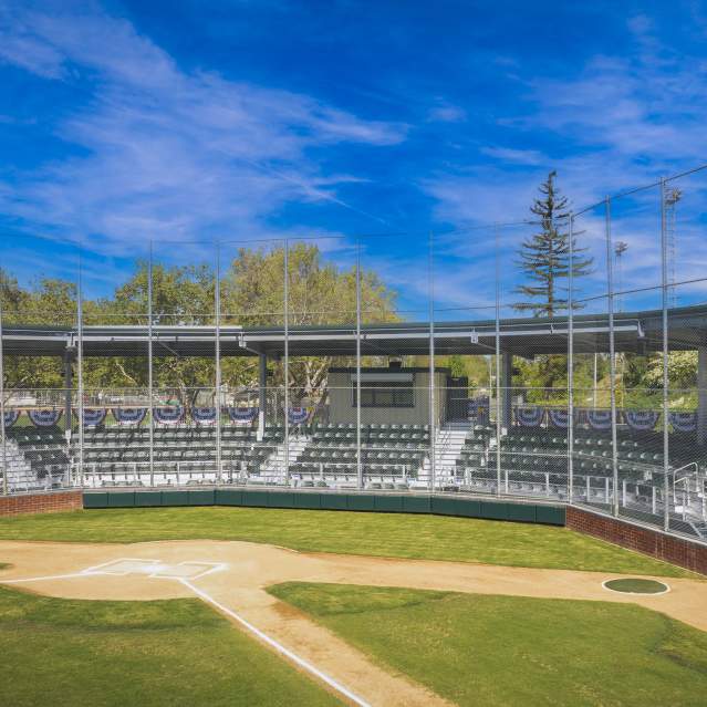 City of Lodi field view from shortstop - California - 346 seats
