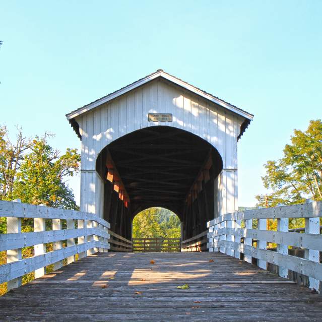 Currin Covered Bridge by Patrice Raplee