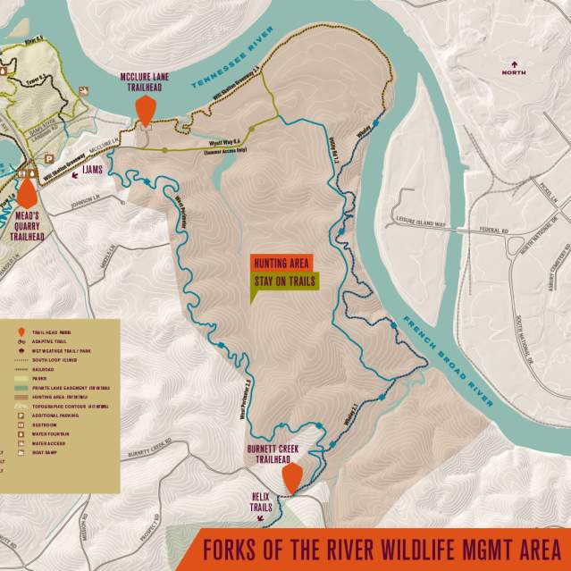 Forks of the River Map