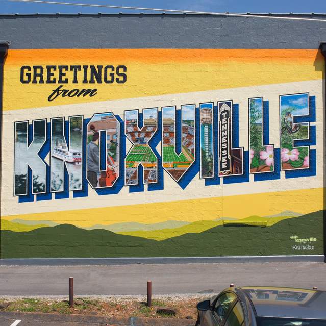 Greetings From Knoxville Mural