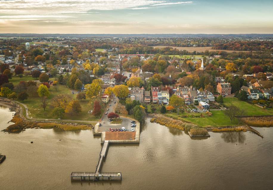 Fall Aerial Of New Castle