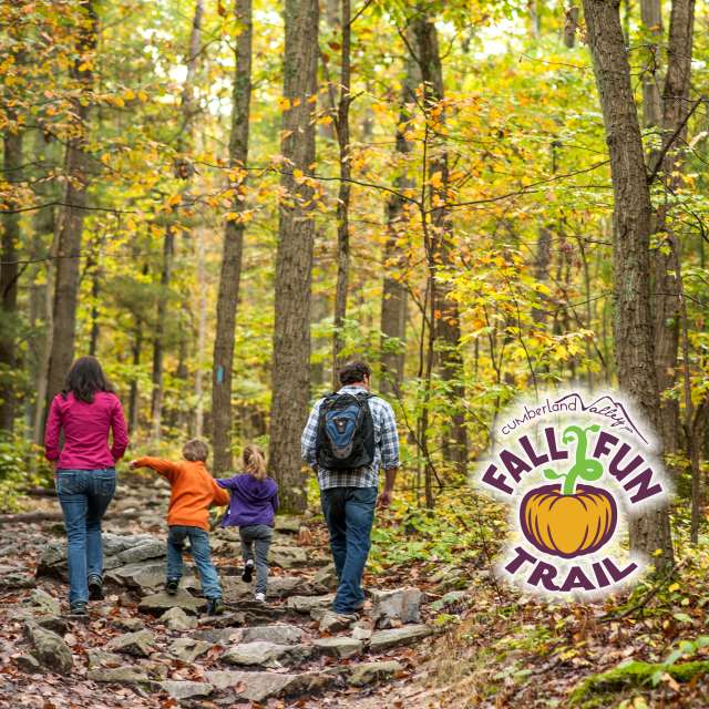 Family Hiking and Fall Fun Trail Logo