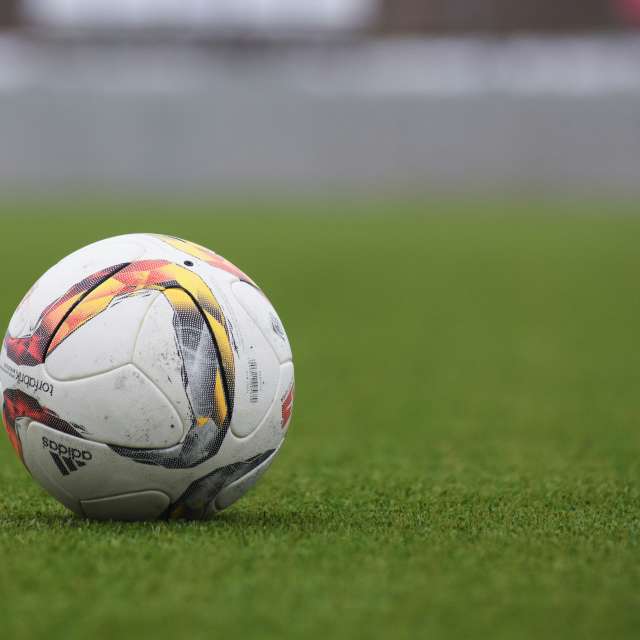 Soccer ball on field