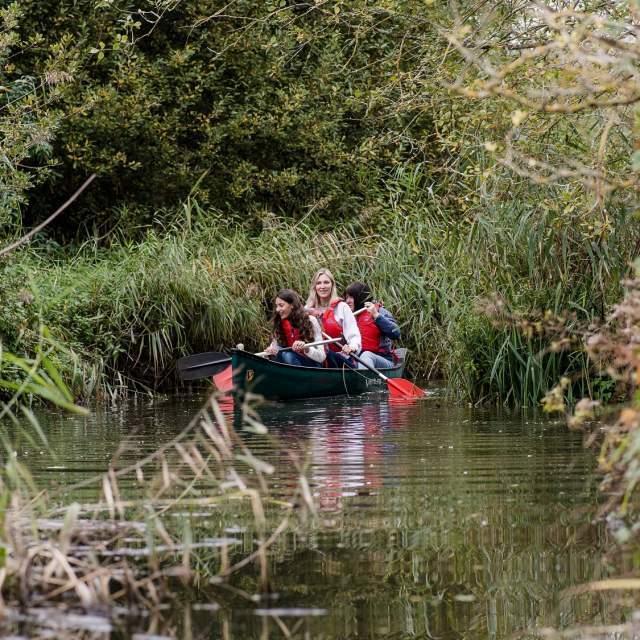 Canoe Safari at Slimbridge