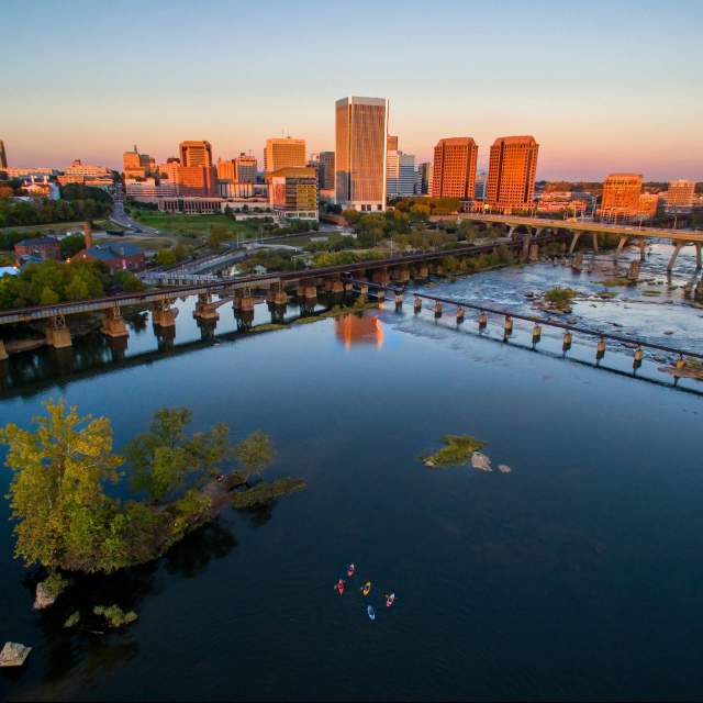 Downtown Richmond Skyline