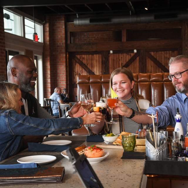 Dining inside at Local Yocal