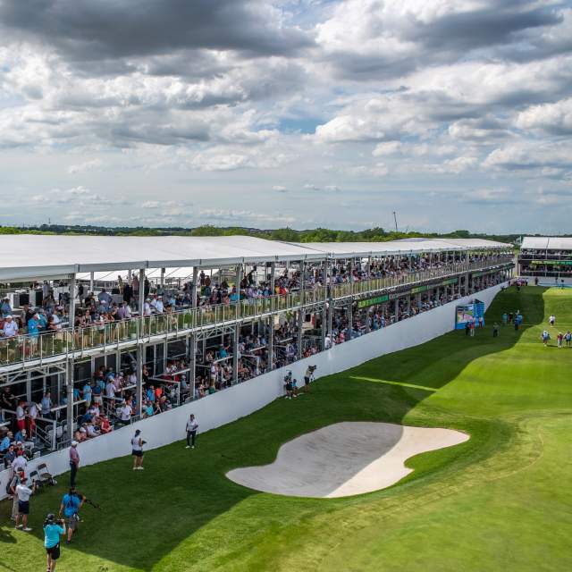 CJ Cup Byron Nelson from inside viewer suite