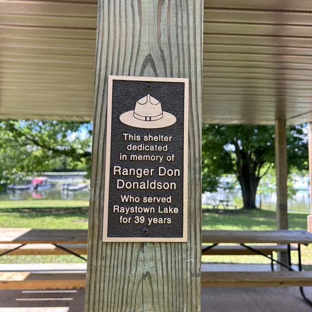 Don Donaldson dedicated pavilion