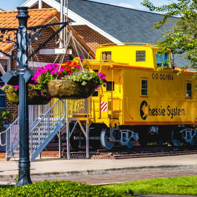 Train in downtown Winter Garden