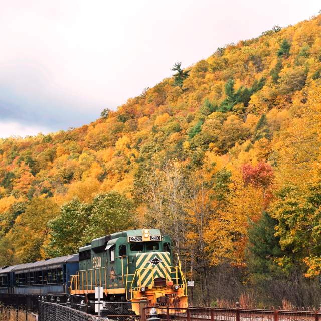 Fall Foliage Train Tours in the Poconos