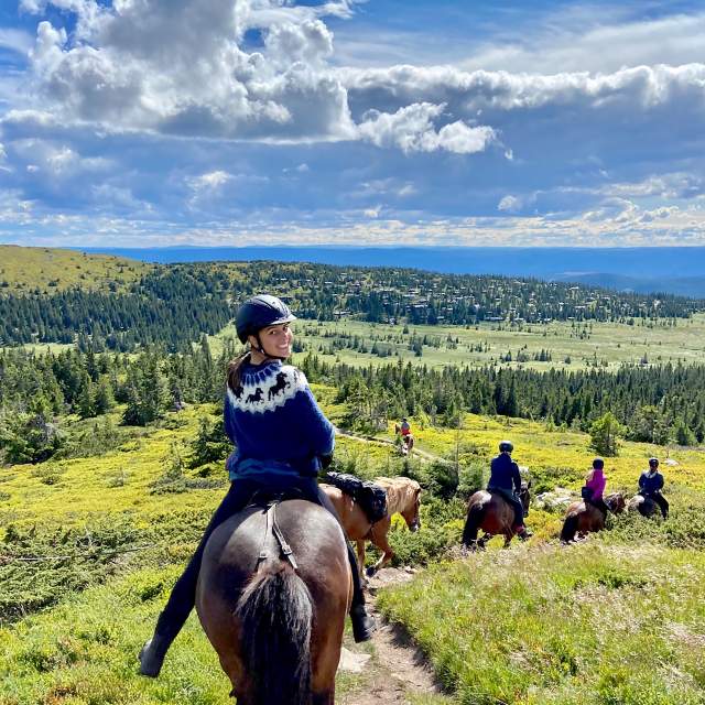 Horseback riding at Mesna