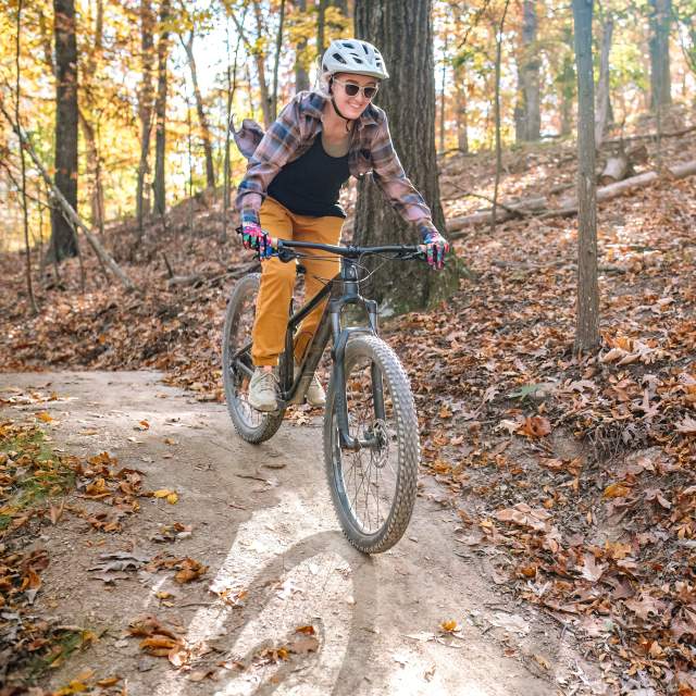 Angie at Constitution Park - Mountain Biking Trails - Cumberland MD
