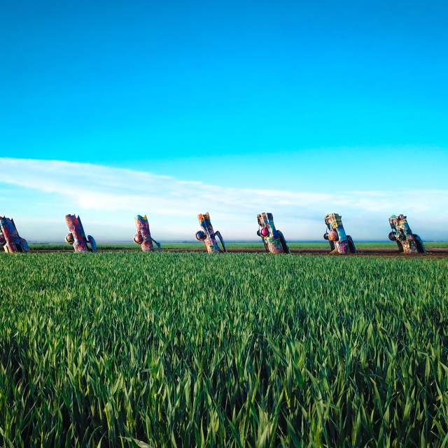 Cadillac Ranch in amarillo, texas