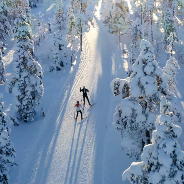 Skitur på Lygna i Øst-Norge
