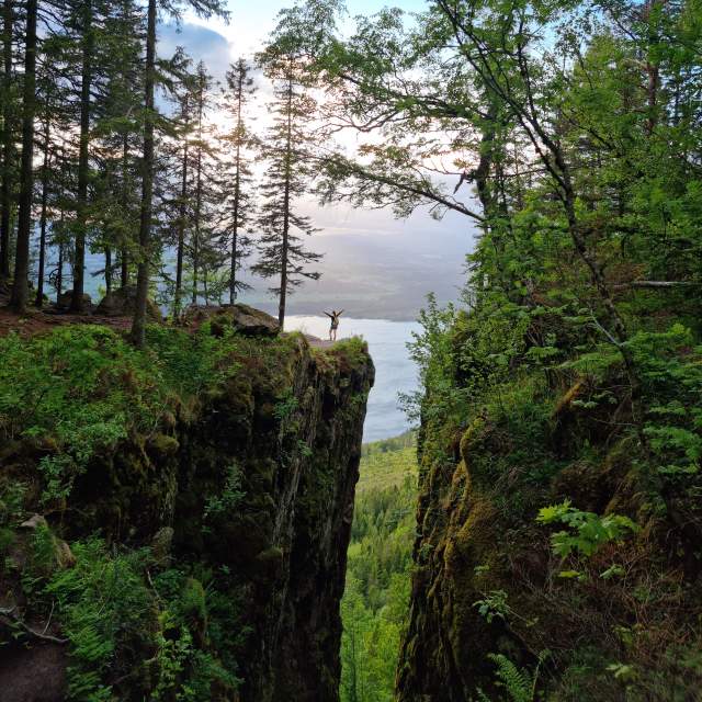 Hiking trip to Mørkgonga in Ringerike with an impressive view