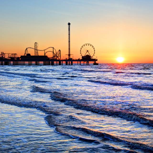 Texas Galveston Beach