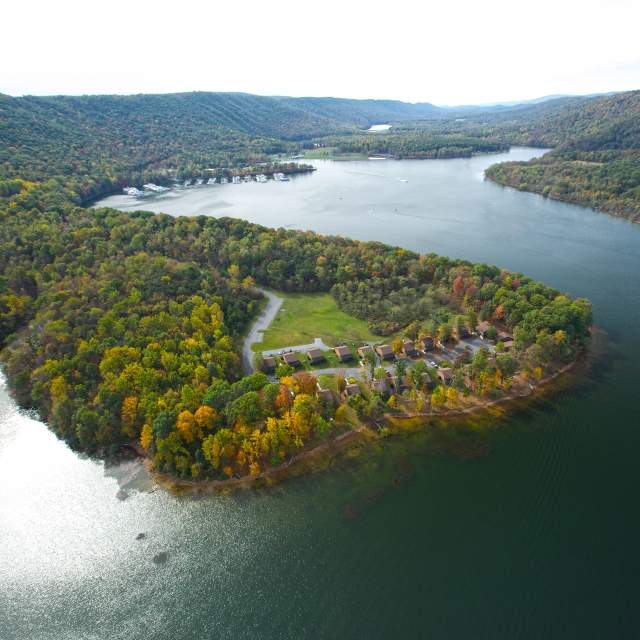 Lake Raystown Resort Aerial