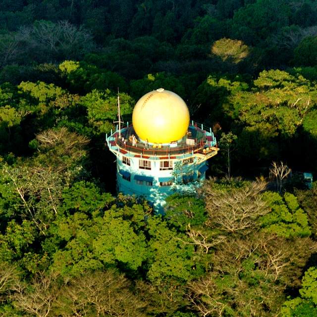 Torre Canopy Tower, observatorio de aves en el Parque Nacional Soberania.