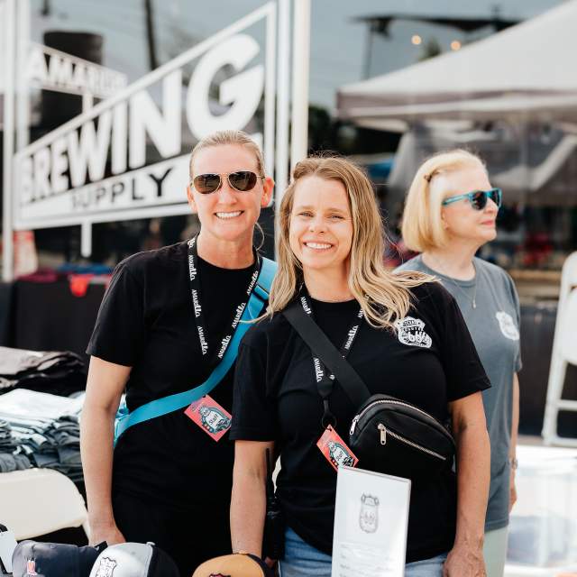 Stephanie and Amy at Festival