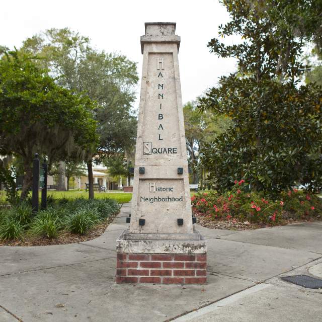 monument in the Hannibal Square district of Orlando, Florida