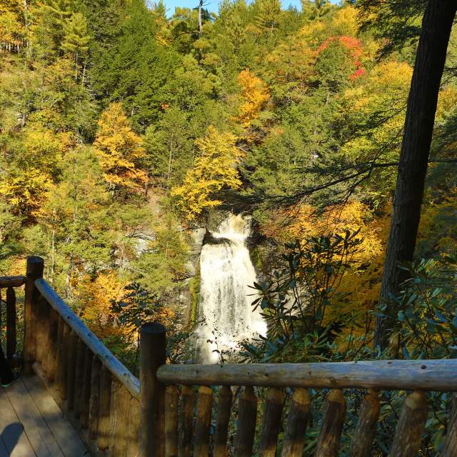 Waterfalls in the Pocono Mountains