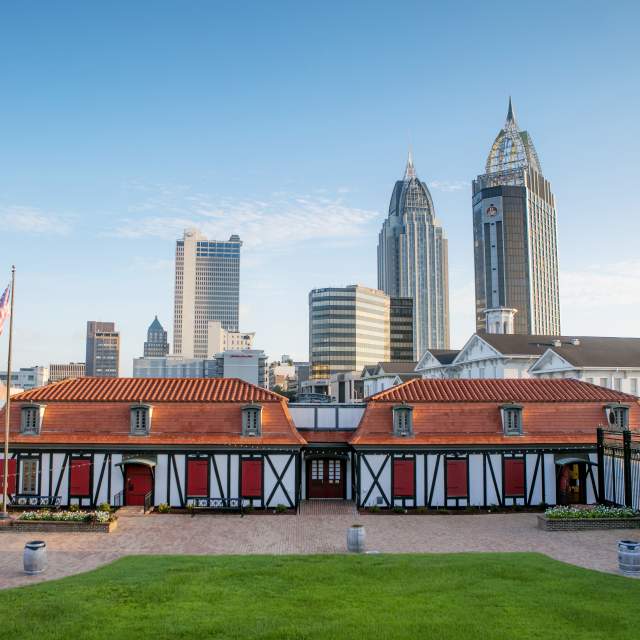 The outside of Colonial Fort Conde