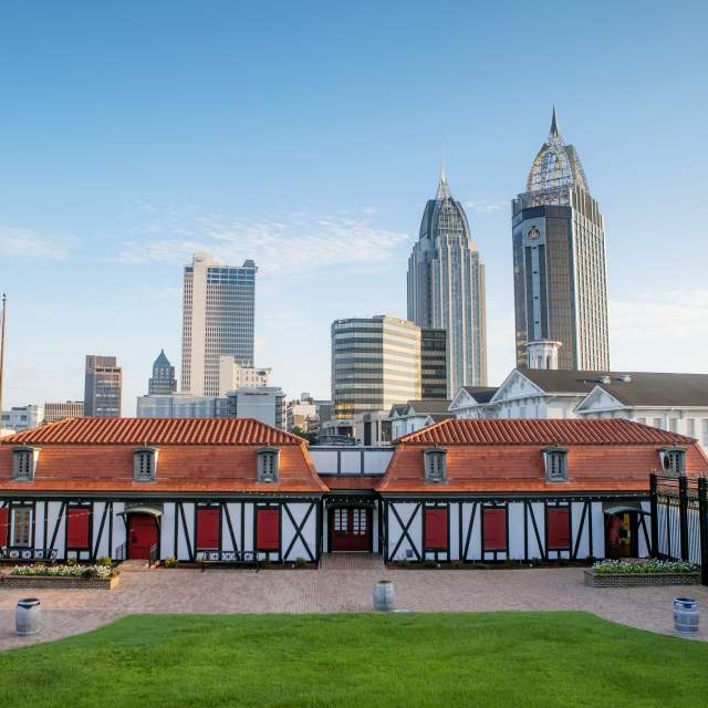 The outside of Colonial Fort Conde