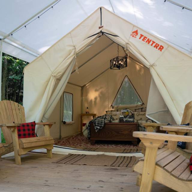 Camp in style with Pocono Glamping options