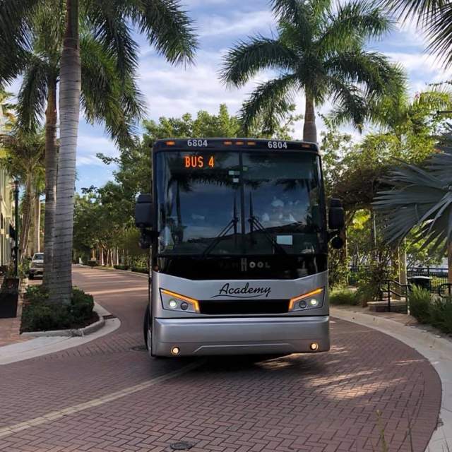 Academy Bus buses exterior