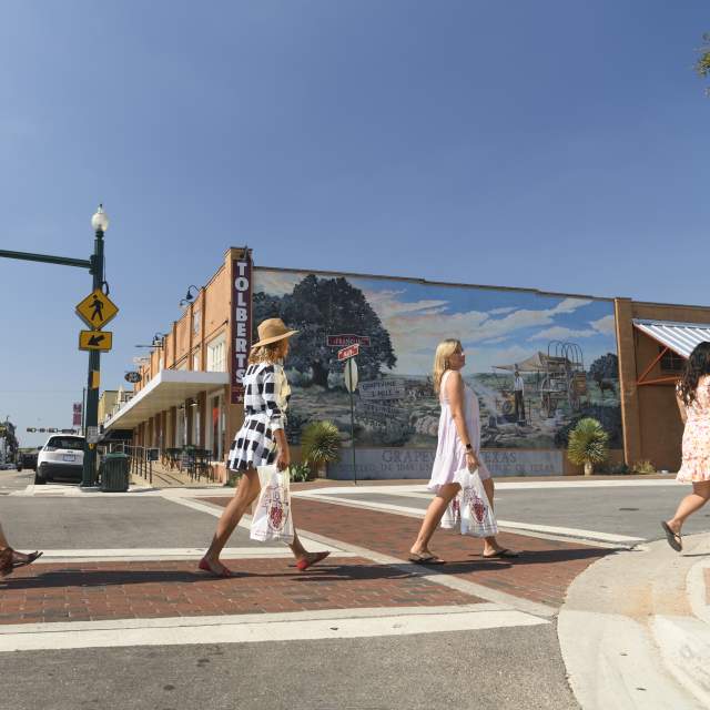 Shopping on Main Street