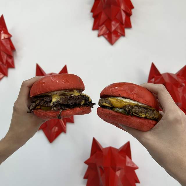 Bright Red Burgers Have Made Their Way To Mockingbird Station At