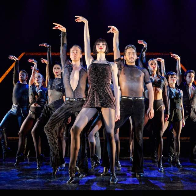 Kailin Brown as Velma Kelly and Company in the Touring Production of CHICAGO