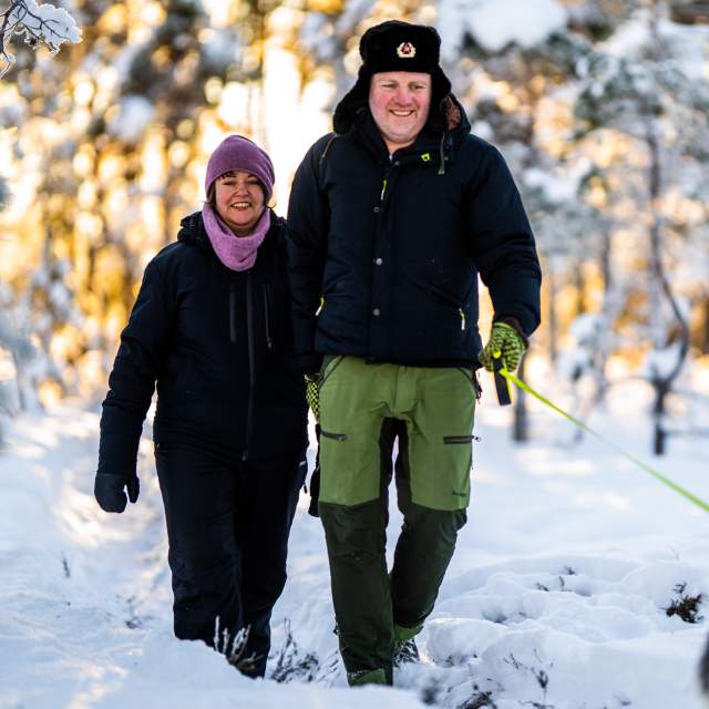 Winter trip in the Halden Canal