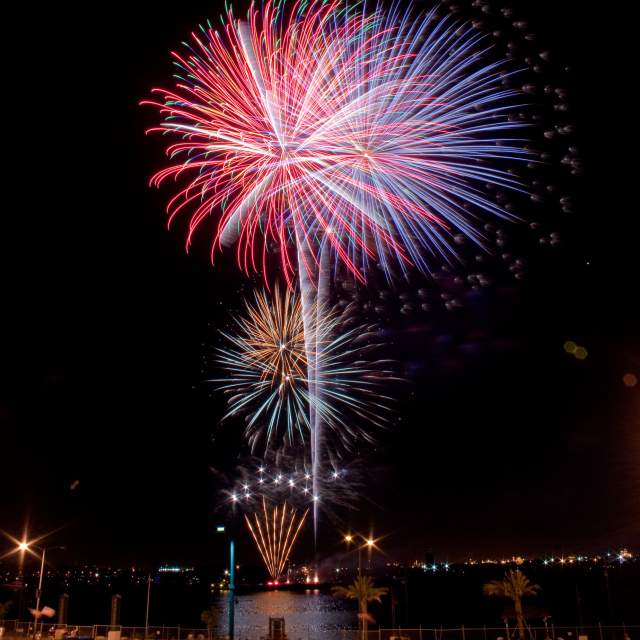 Fireworks over Lake 2