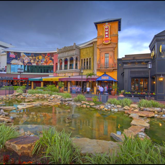 A selection of bars and restaurants at Pointe Orlando