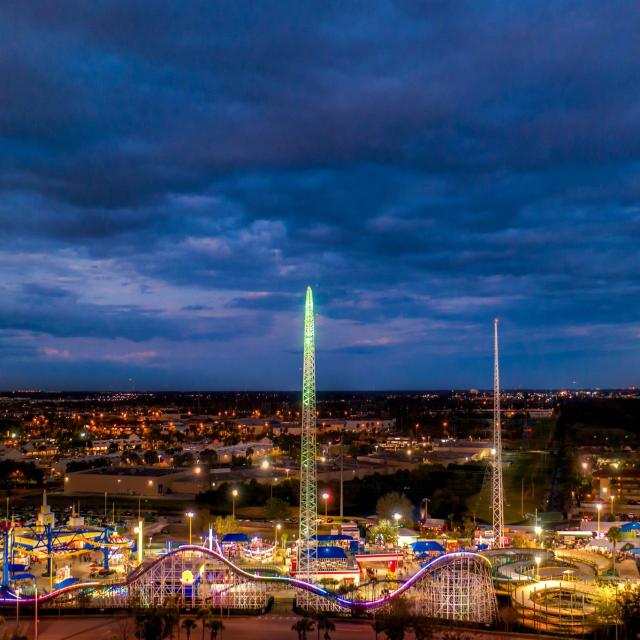 Overview of the rides at Fun Spot America Theme Parks Orlando