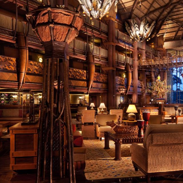 Disney's Animal Kingdom Lodge lobby