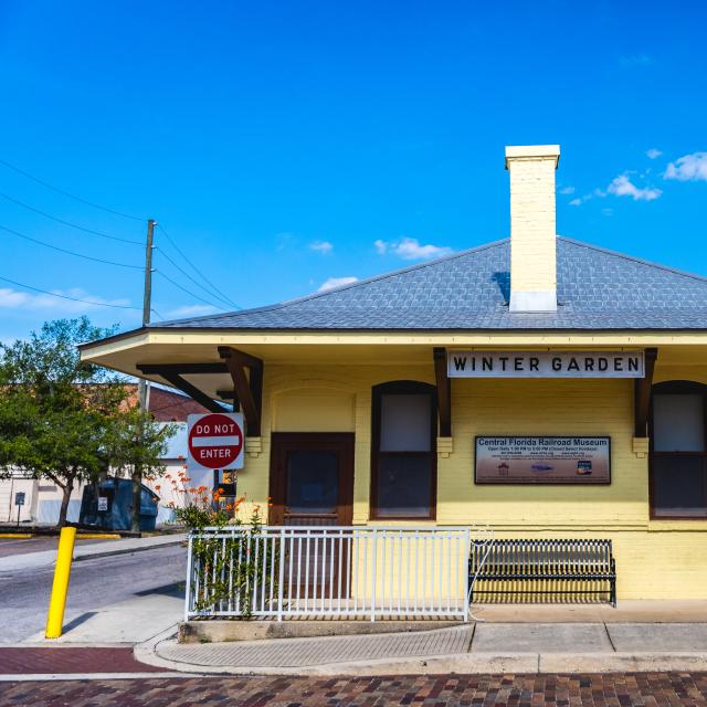 Central Florida Railroad Museum in downtown Winter Garden