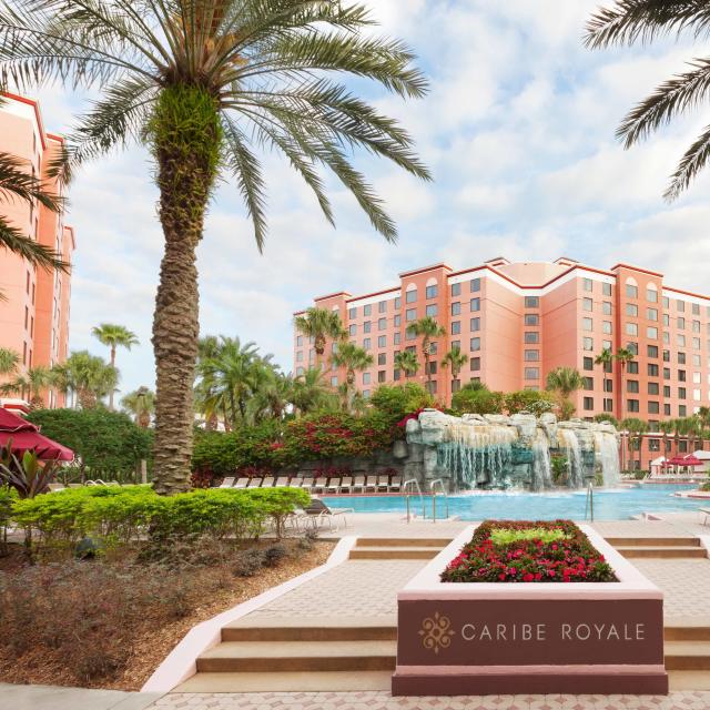 Caribe Royale All-Suite Hotel & Convention Center exterior pool waterfall