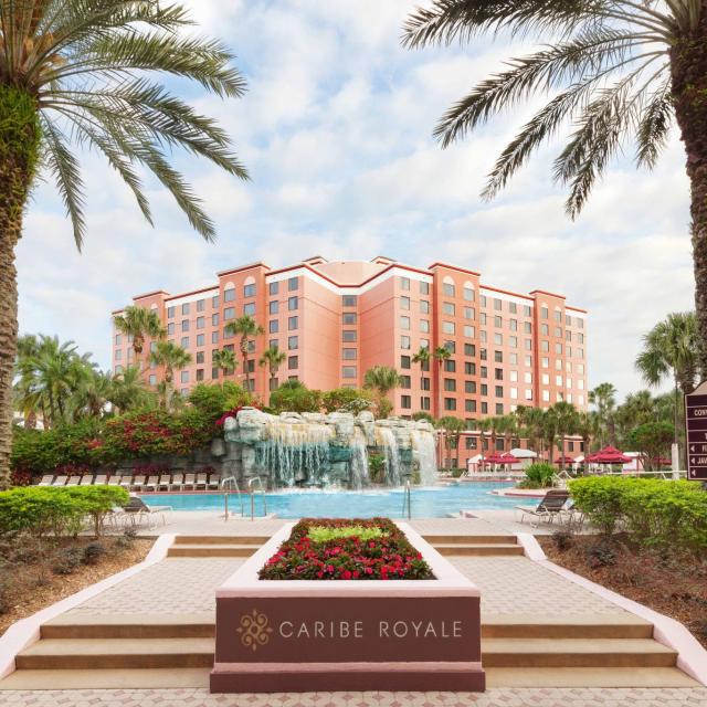 Caribe Royale All-Suite Hotel & Convention Center exterior pool waterfall