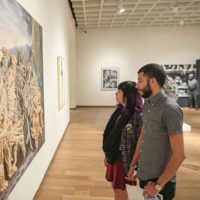 Orlando Museum of Art couple at 1st Thursday