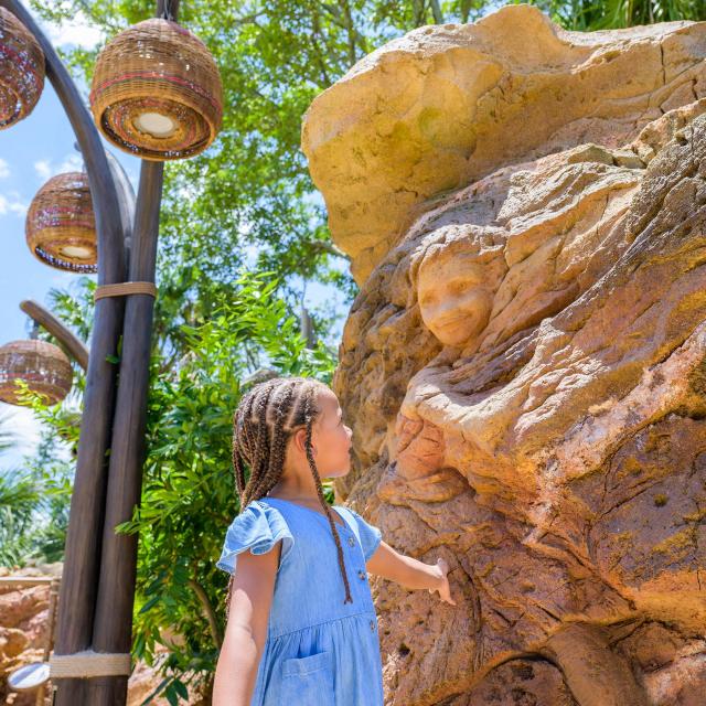 At Destination D23 2023, it was announced that beginning Oct. 16, 2023, Walt Disney World Resort guests visiting EPCOT will be able to voyage into an all-new adventure with Journey of Water, Inspired by Moana. Guests can explore a beautifully landscaped walking trail with fun and surprises around each turn, as they engage with water in magical ways like Moana did with the ocean. The new walk-through attraction is located in the World Nature neighborhood of EPCOT at Walt Disney World Resort in Lake Buena Vista, Fla. (Amy Smith, Photographer)