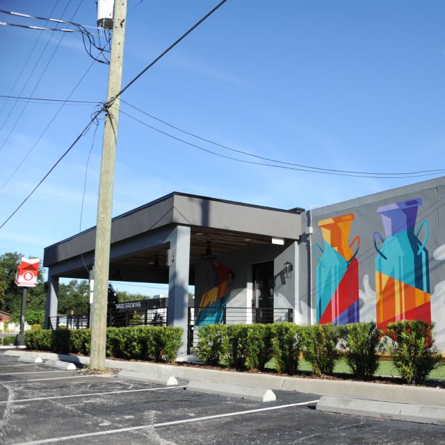 Mural on the side of Milkhouse in the Milk District